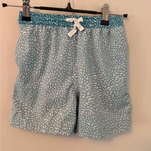 Chubbies Blue and White Patterned Swim Trunks